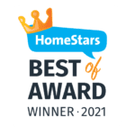 HomeStars best award winner 2021